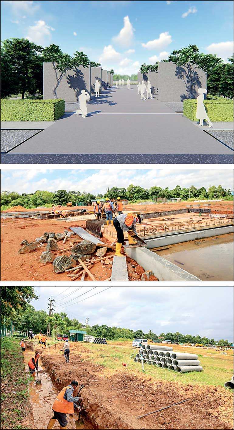 Work on ‘National Sandalwood Garden’ in Battaramulla gets underway