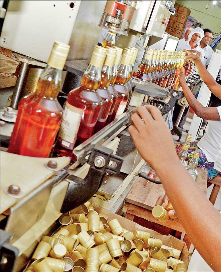 Alcoholic beverages and ganja SRI LANKA