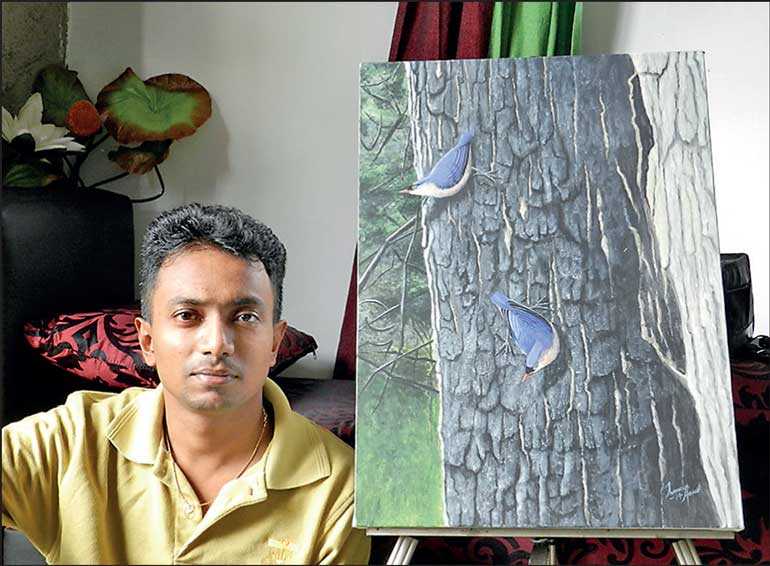 Sri Lankan artist finalist in international wildlife art