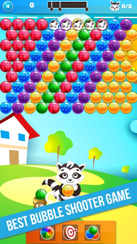 Download 🔮 Bubble Smash Animals Resc android on PC