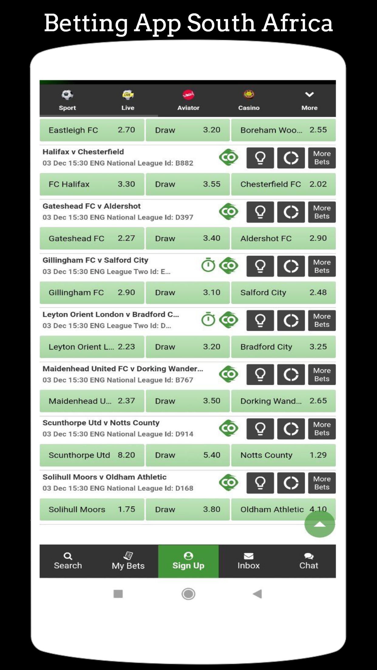 Download BetWay App South Africa android on PC(05)