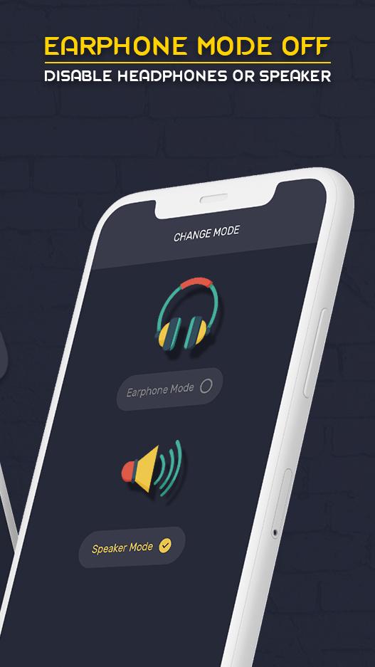 Download Earphone Mode Off Speaker On android on PC