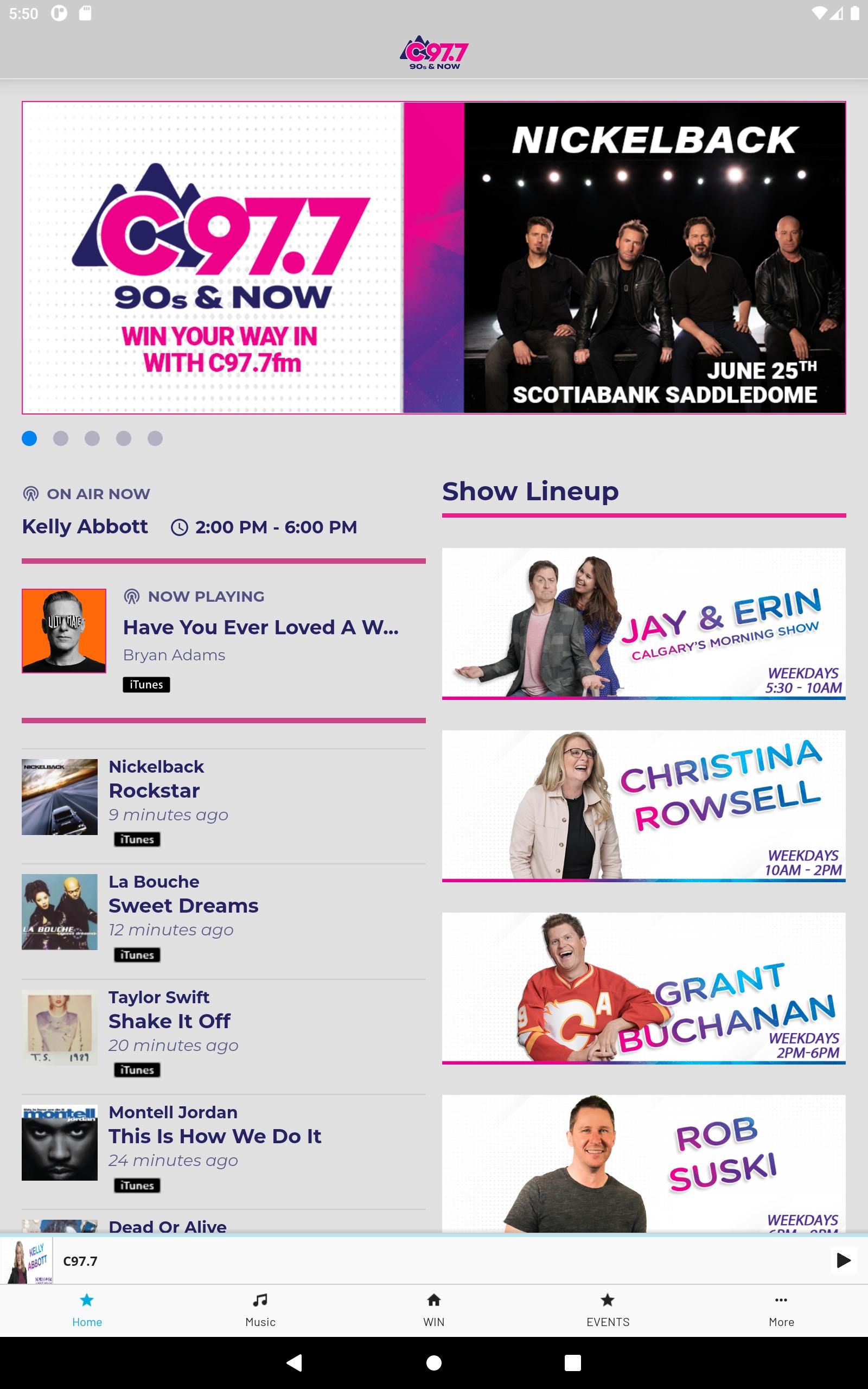 Download C97.7 90s & NOW! android on PC