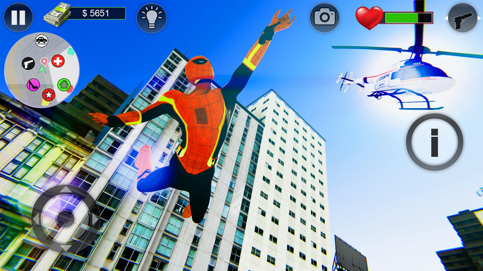 Unduh Rope Hero Spider di PC Resmi GameLoop