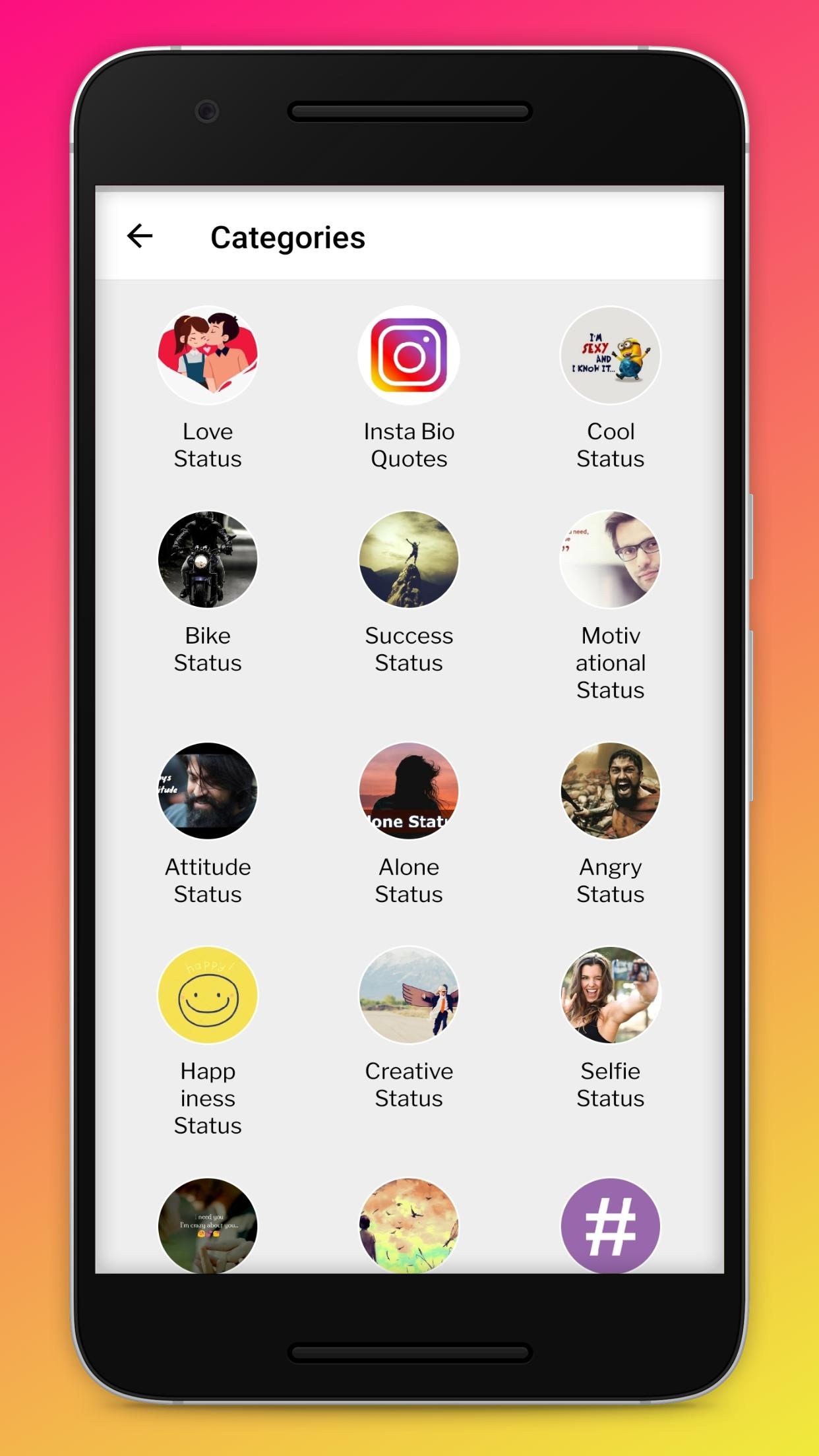 Download Best Caption and Status 2020 Attitude android on PC