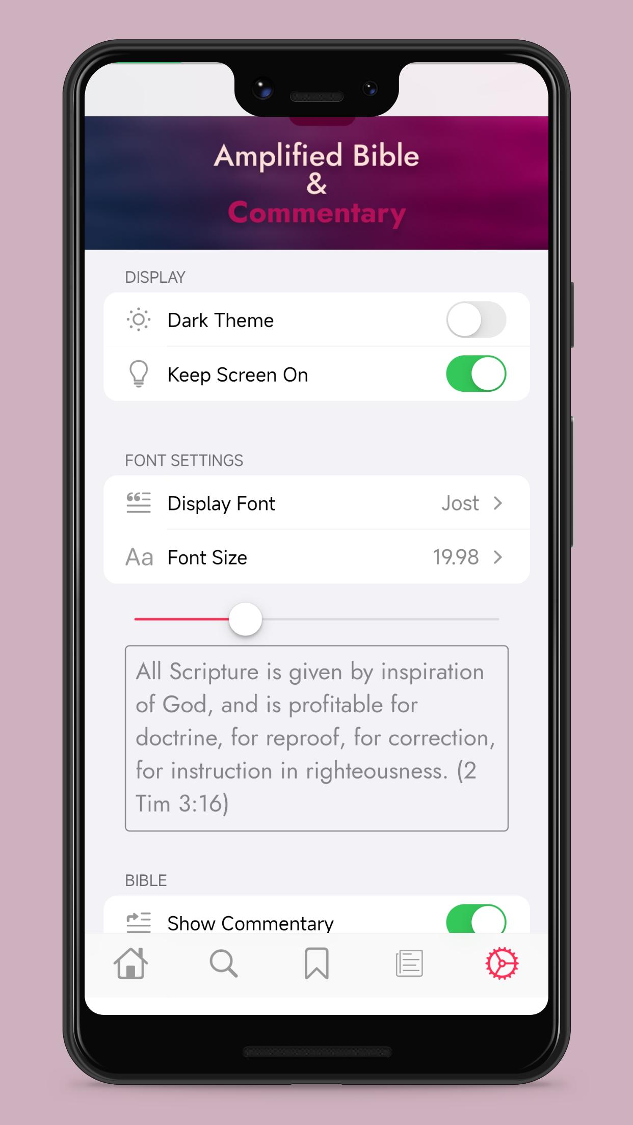 Download Amplified Bible & Commentary android on PC