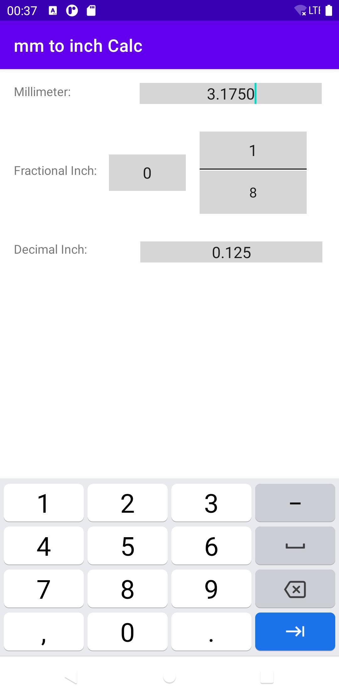 Tải xuống mm to inch Calc trên PC GameLoop chính thức
