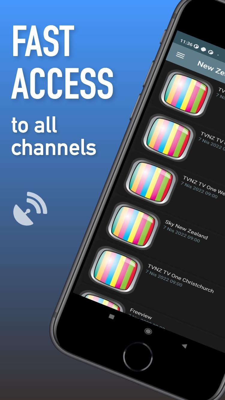 Download New Zealand TV Channels Sat android on PC