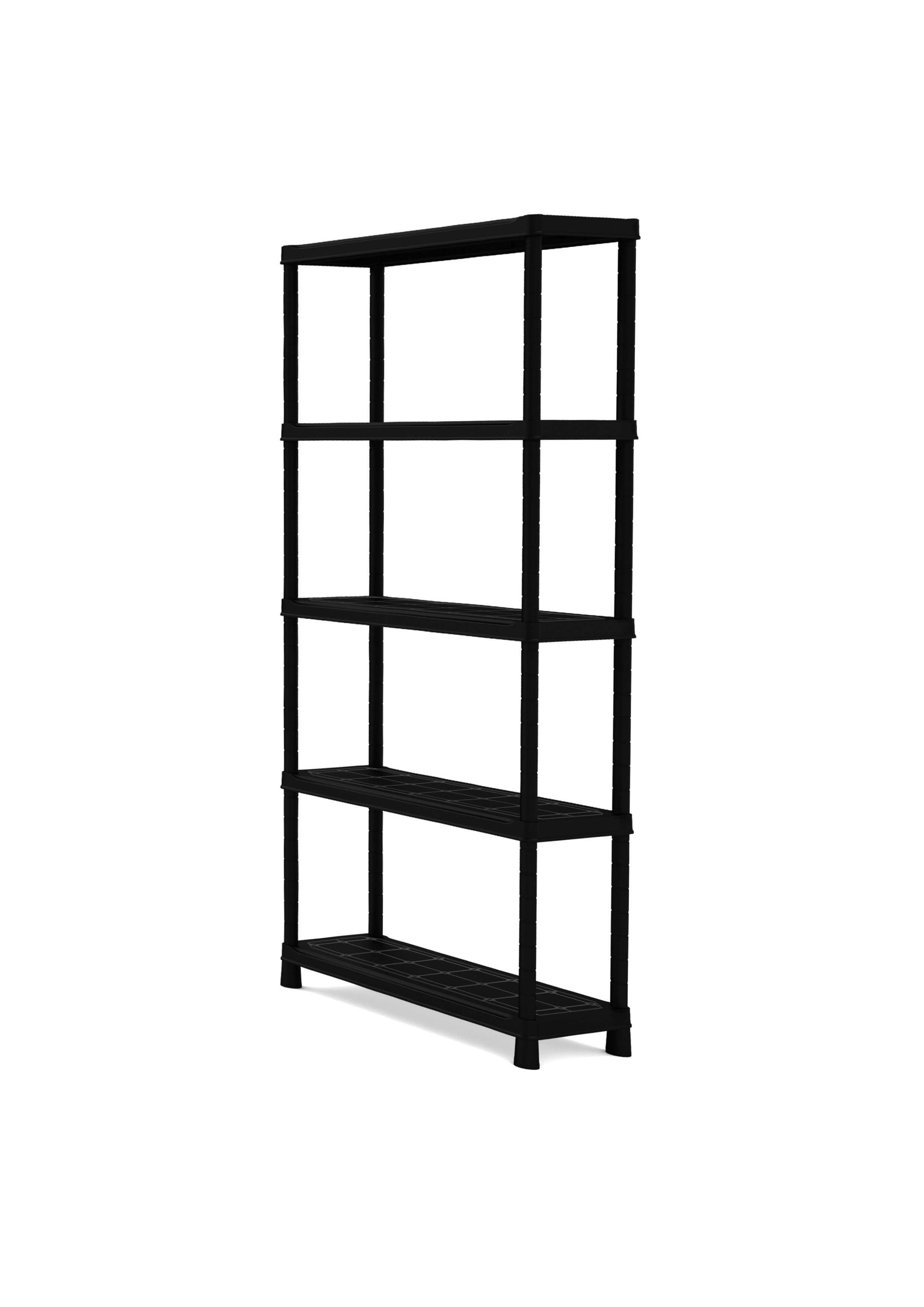 Étagère en synthétique Handson noir 176x75x32 cm Armoires de