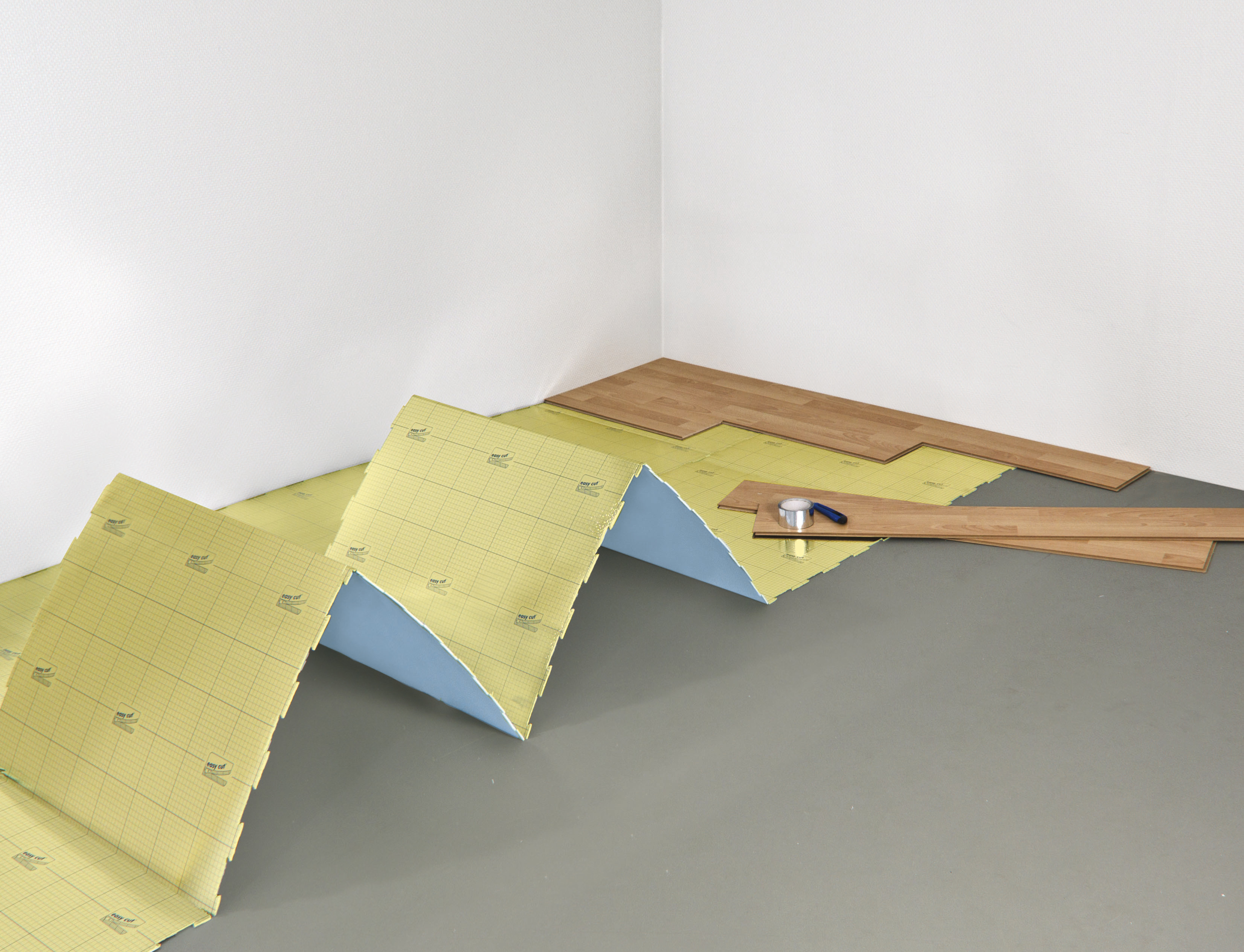 Isotac ondervloer 10DB goud 5mm 5m² Ondervloeren Vloeren GAMMA.be