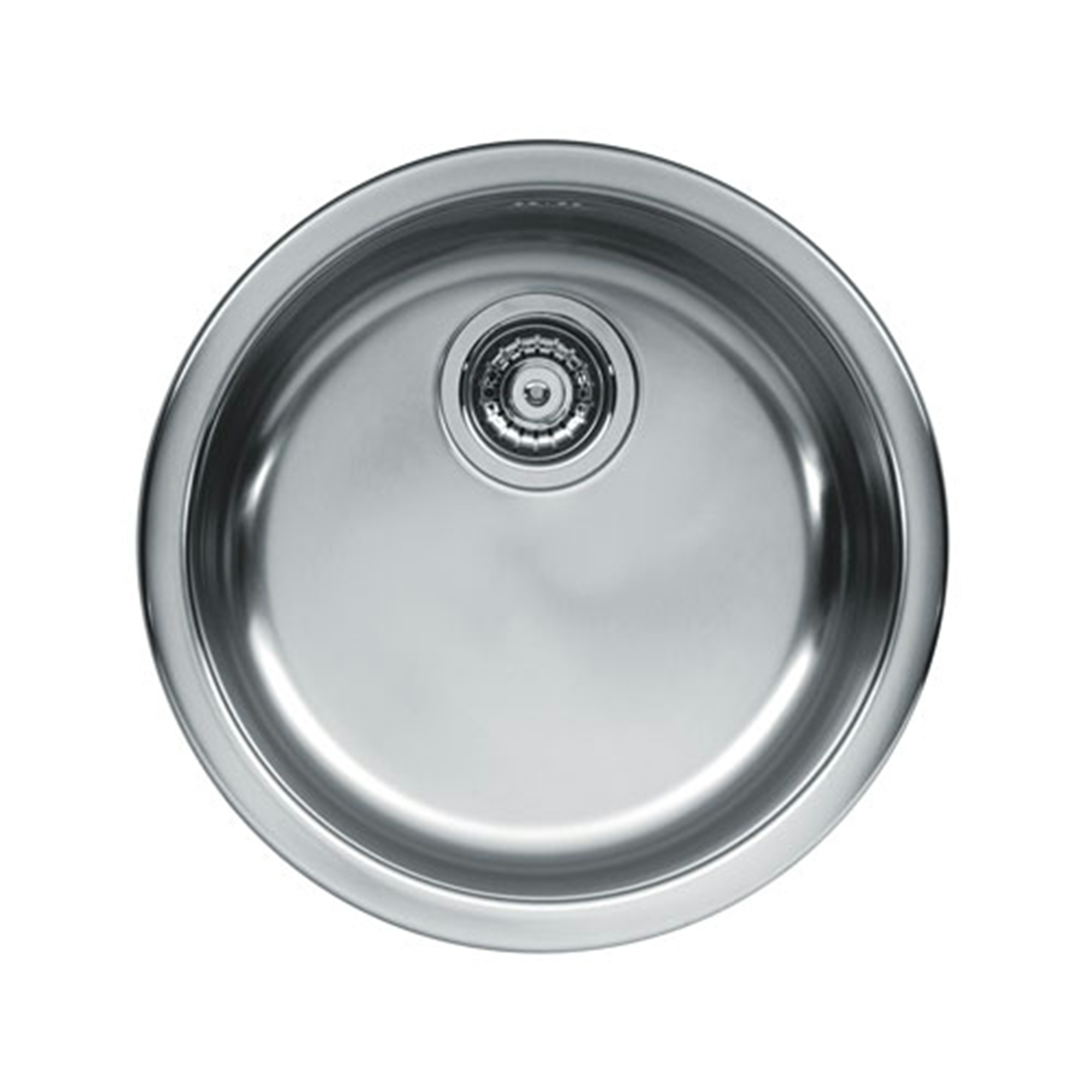 GAMMA spoeltafel rond met korfplug rond Ø 44 cm 1 bak inox
