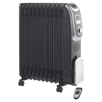 Radiateur A Bain D Huile Handson Avec Afficheur 2300 W Noir Poeles