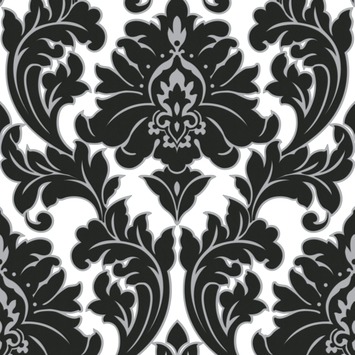Vliesbehang Majestueus Zwart-Wit 30-433 | | Gamma.be