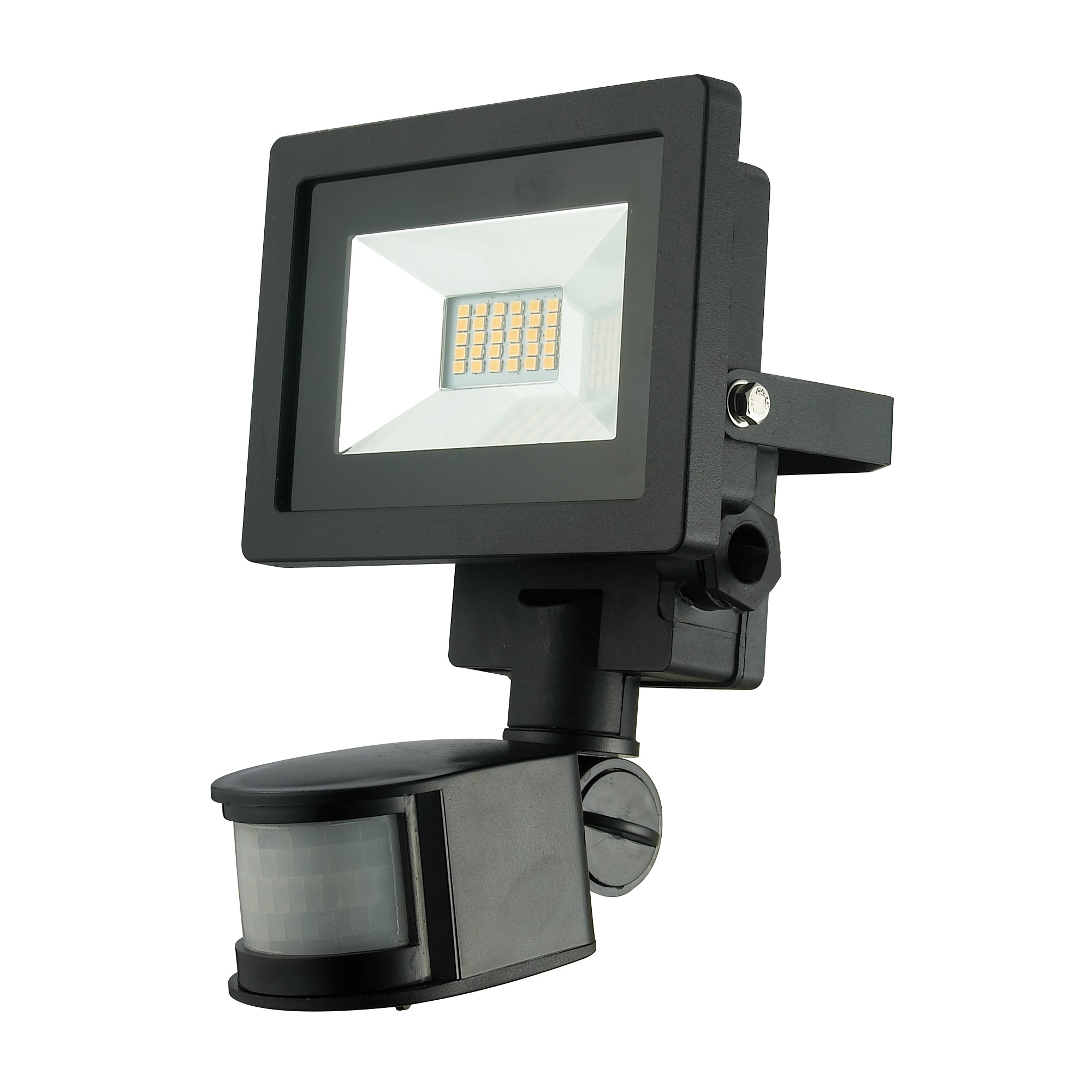 GAMMA straler met bewegingsmelder met geïntegreerde LED 20W 1300 lumen zwart Buitenverlichting