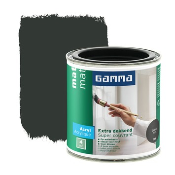 Gamma Lak Extra Dekkend Mat Zwart 250 Ml | | Gamma.be