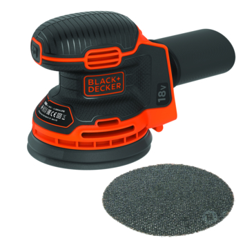 Black+Decker Schuurmachine 18 V Bdcros18N-Xj (Excl. Accu En Lader) | Black- Decker | Gamma.be