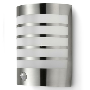 Gamma | Gamma Buitenlamp Prescot Rvs Met Bewegingssensor Kopen? | Alle- Buitenlampen