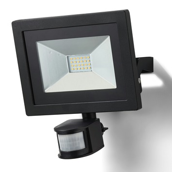 Gamma | Gamma Breedstraler Met Bewegingssensor Zwart Led 30W Kopen? |
