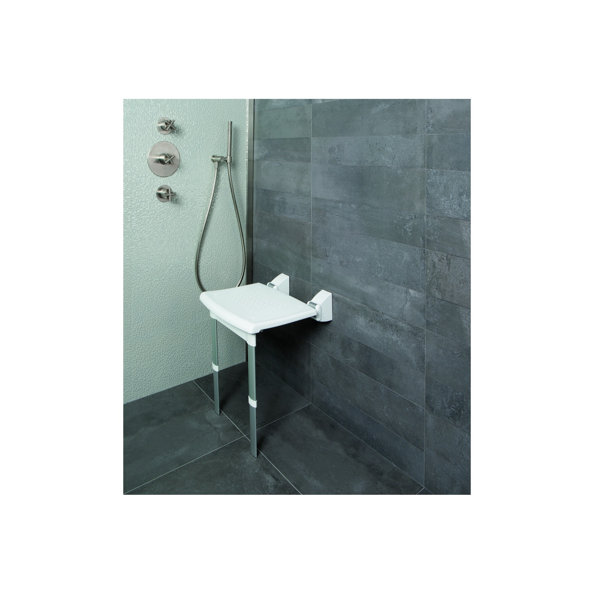 SecuCare douchestoel opklapbaar met pootjes Comfort & veiligheid