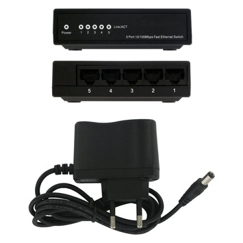 Gamma | Q-Link Utp Netwerkswitch 5 Poorten 230 Volt Zwart Kopen? |