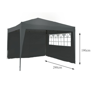 Gamma | Partytent Zijwanden Havana Antraciet Kopen? | Partytenten
