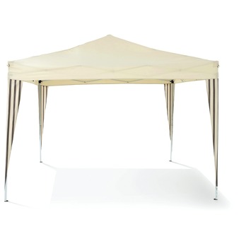Gamma | Partytent Havana 3 M Inklapbaar Ecru Antraciet Streep Kopen? | Partytenten
