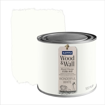 Gamma | Gamma Wood&Wall Krijtverf Wonderful White 500 Ml Kopen? | Muurverf-Binnen