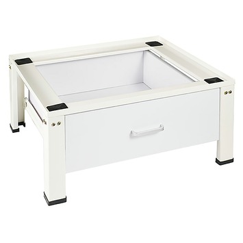Gamma | Sanivesk Verhoger Voor Wasmachine Met Lade Wit 61X55X30 Cm Kopen? | Wassen-Strijken
