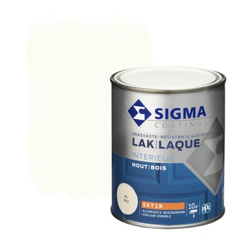 Gamma | Sigma Lak Interieur 9010 Zuiverwit Zijdeglans 750 Ml Kopen? | Binnenlak