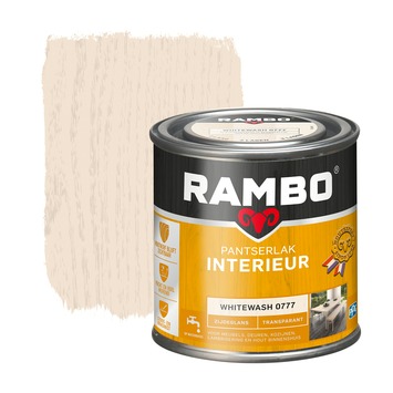 Gamma | Rambo Pantserlak Interieur Transparant Zijdeglans Whitewash 250 Ml Kopen? | Binnenlak