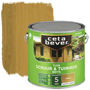 Gamma | Cetabever Schuur & Tuinhuis Beits Transparant Grenen Zijdeglans 2,5 Liter Kopen? | Houtbeits