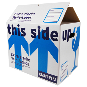 Gamma | Gamma Verhuisdoos Extra Sterk Karton Wit 47,5X32X35 Cm Kopen? | Verhuisdozen-Inpakbenodigdheden