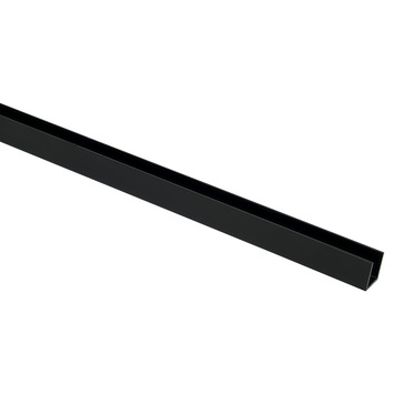 Gamma | U-Profiel Aluminium Zwart Ral9005 20X20X20X2Mm 100Cm Kopen? |