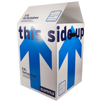 Gamma | Gamma Verhuisdoos Xxl Karton Wit 47X47X62 Cm Kopen? | Verhuisdozen-Inpakbenodigdheden