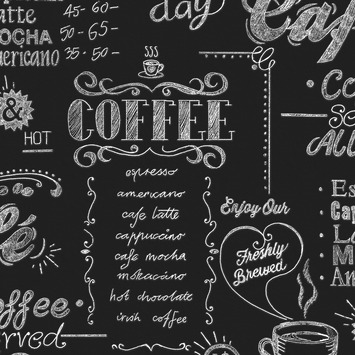 Gamma | Vliesbehang Coffee Krijtmuur Zwart-Wit 32-993 Kopen? | Klassiek- Behang