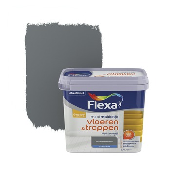 Gamma | Flexa Mooi Makkelijk Vloeren&Trappen Donkergrijs Zijdeglans 750 Ml Kopen? | Binnenlak