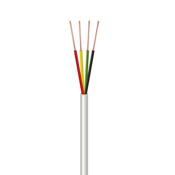Gamma | Handson Signaalkabel 4 X 0,8Mm² 10 Meter Wit Kopen? | Telefoonaccessoires