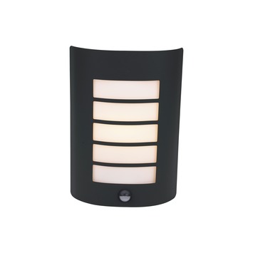 Gamma | Gamma Buitenlamp Swansea Zwart Met Bewegingssensor Kopen? | Alle- Buitenlampen
