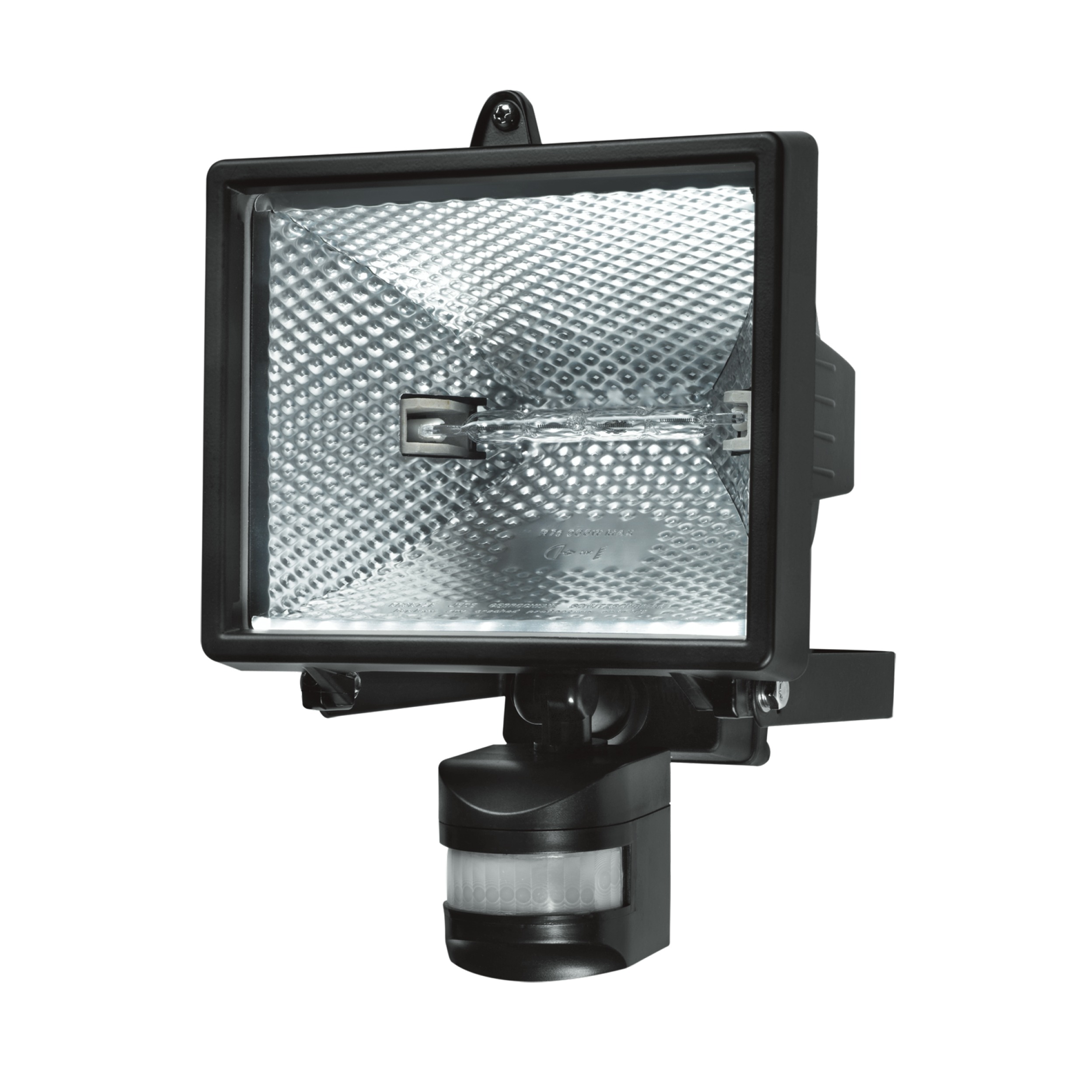 Aanbieding: Handson Buitenlamp Breedstraler Zwart Met Bewegingssensor 500W | Handson Met Korting