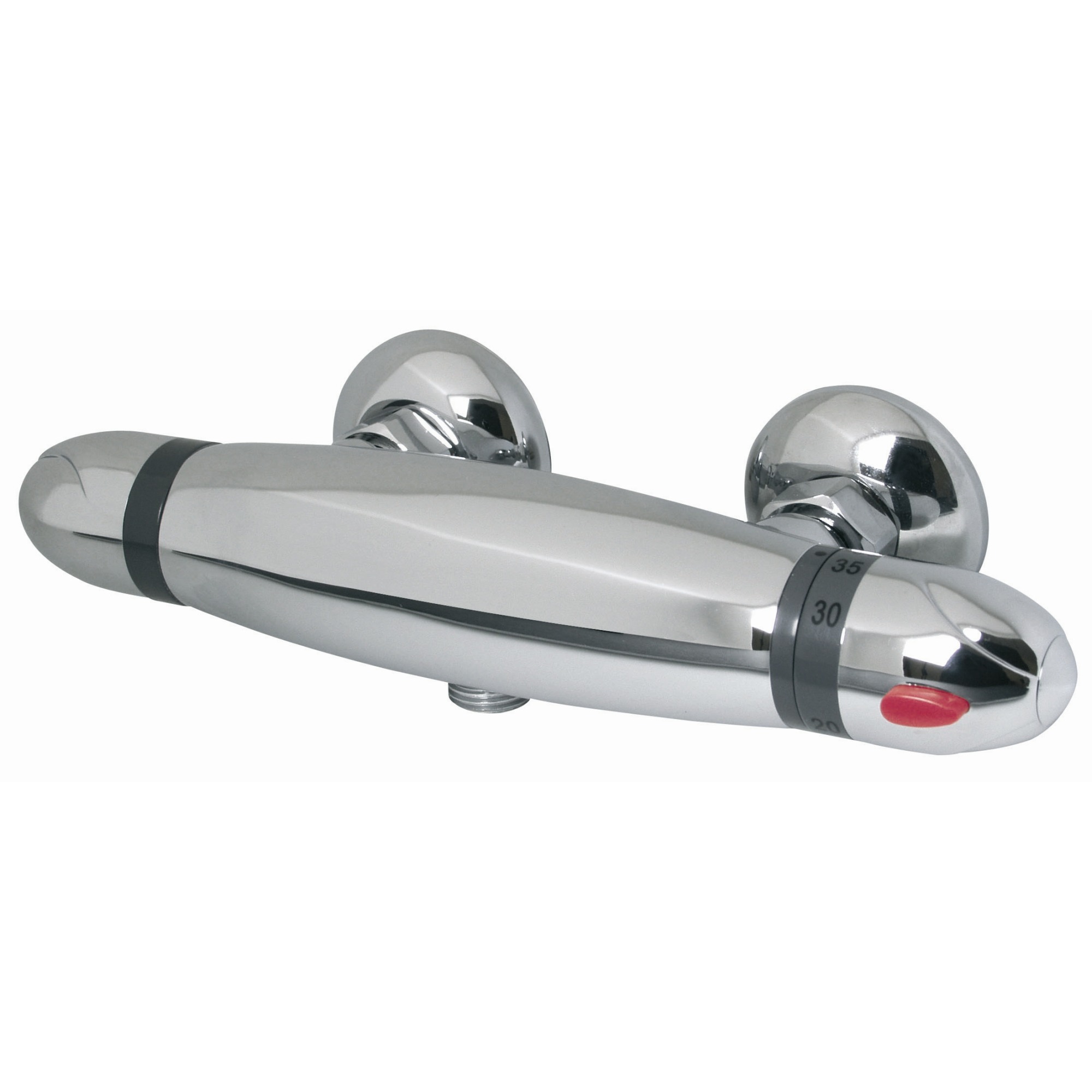 Plieger Summer douchekraan thermostatisch 12 cm chroom Douchekranen Douche Sanitair GAMMA