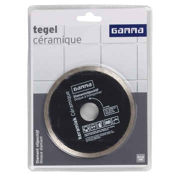 Gamma | Gamma Diamantzaagblad 110Mm Keramiek Kopen? | Slijp-Accessoires