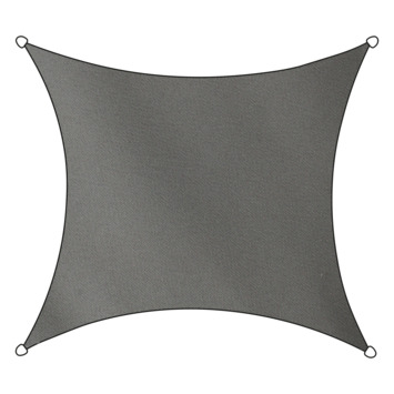 Gamma | Livin' Outdoor Schaduwdoek Vierkant Poly Antraciet 360X360 Cm Kopen? | Parasols