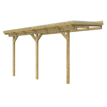 Gamma | Overkapping Aanbouw 424X257 Cm Kopen? | Tuinhuizen-Overkappingen