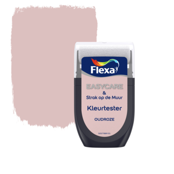Gamma | Flexa Strak Op De Muur Kleurtester Oudroze Mat 30Ml Kopen? | Muurverf-Kleur