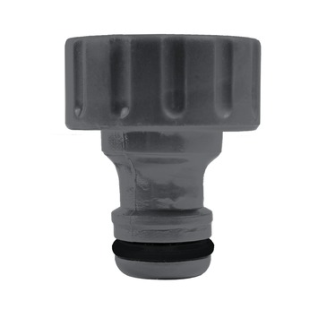 Gamma | Gamma Sproeiaccessoires Kraanstuk Kunststof 3/4 Inch Grijs Kopen? | Slangkoppelingen-En-Kranen