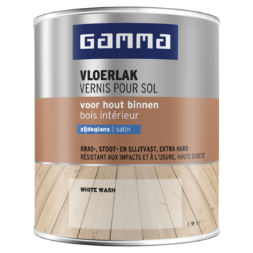Gamma | Gamma Vloerlak Whitewash Zijdeglans 750 Ml Kopen? | Binnenbeits