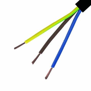Gamma | Gamma Huishoudsnoer Rond Zwart 3 X 0,75 Mm² 20 Meter Kopen? | Snoeren