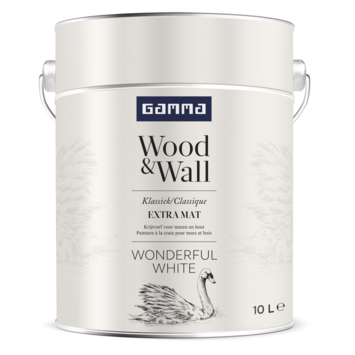 Gamma | Gamma Wood&Wall Krijtverf Wonderful White 10 Liter Kopen? | Muurverf-Binnen
