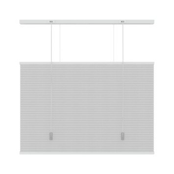 Gamma | Gamma Plisse Duo Top Down Bottom Up Lichtdoorlatend 6001 Wit 80X220 Kopen? | Plissegordijnen