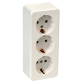 Gamma | Ok Stopcontact Opbouw 3-Voudig Wit Kopen? | Stopcontacten
